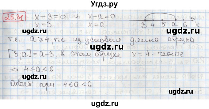 ГДЗ (Решебник) по алгебре 8 класс Мерзляк А.Г. / § 25 / 25.31