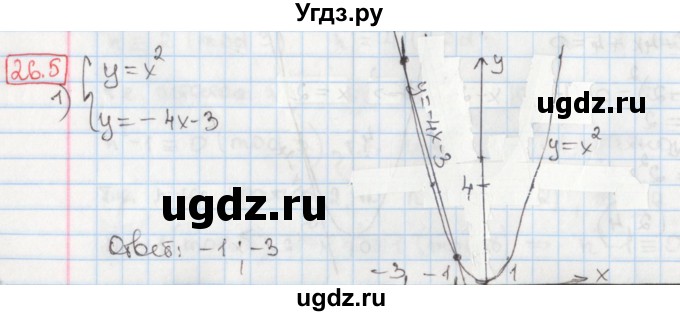 ГДЗ (Решебник) по алгебре 8 класс Мерзляк А.Г. / § 26 / 26.5