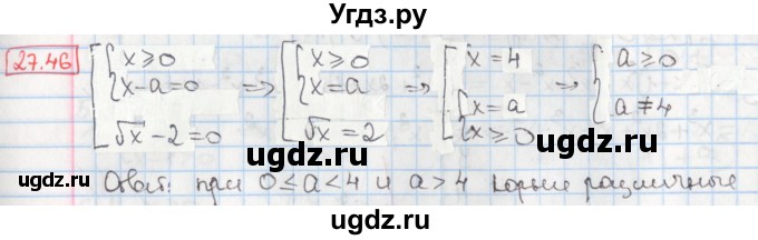 ГДЗ (Решебник) по алгебре 8 класс Мерзляк А.Г. / § 27 / 27.46