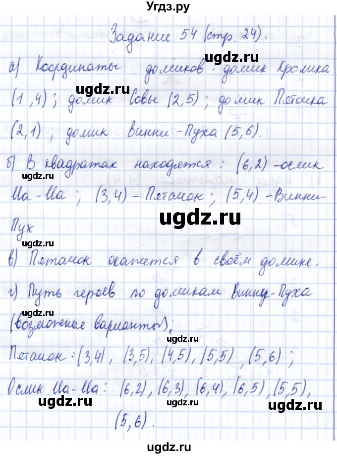 ГДЗ (Решебник) по информатике 2 класс Горячев А.В. / раздел 1 / 54
