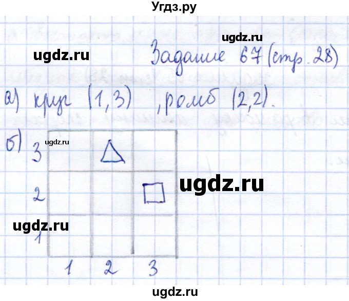 ГДЗ (Решебник) по информатике 2 класс Горячев А.В. / раздел 1 / 67