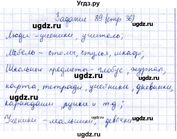 ГДЗ (Решебник) по информатике 2 класс Горячев А.В. / раздел 3 / 89