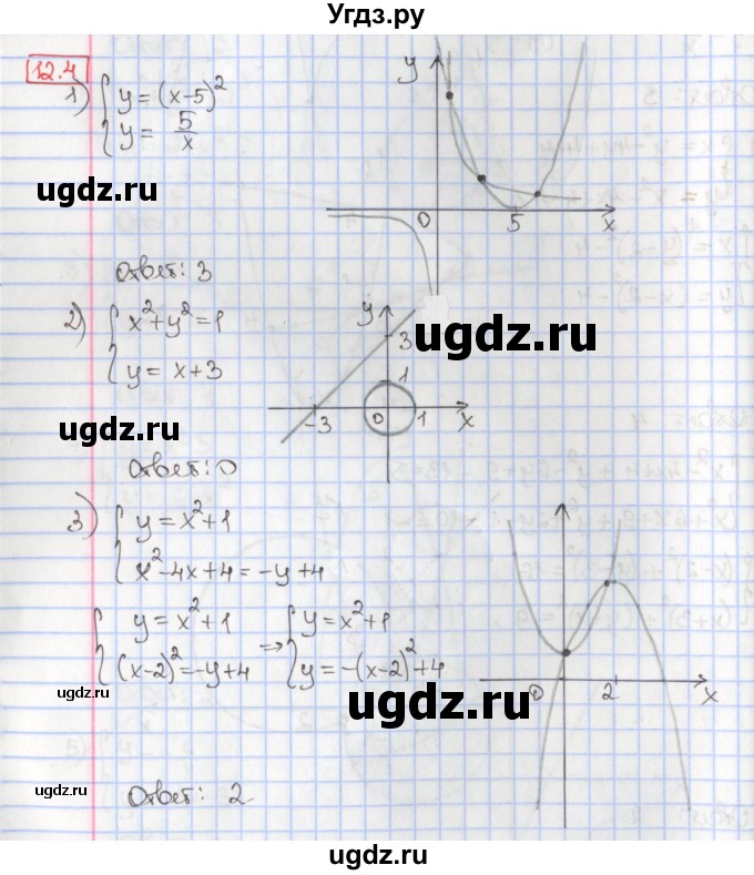 ГДЗ (Решебник к учебнику 2017) по алгебре 9 класс Мерзляк А.Г. / § 12 / 12.4