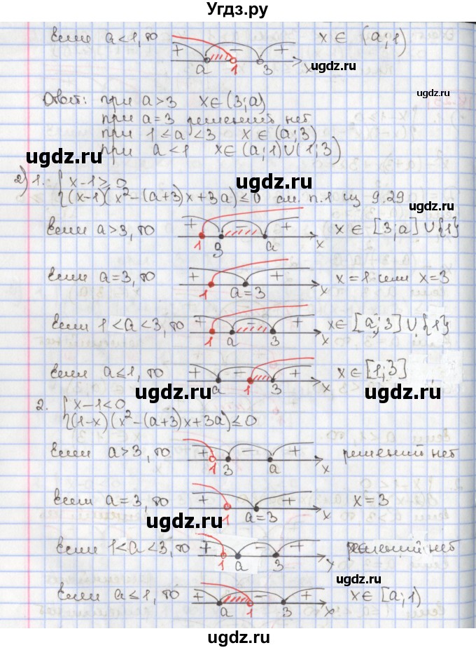 ГДЗ (Решебник к учебнику 2020) по алгебре 9 класс Мерзляк А.Г. / § 9 / 9.29(продолжение 2)