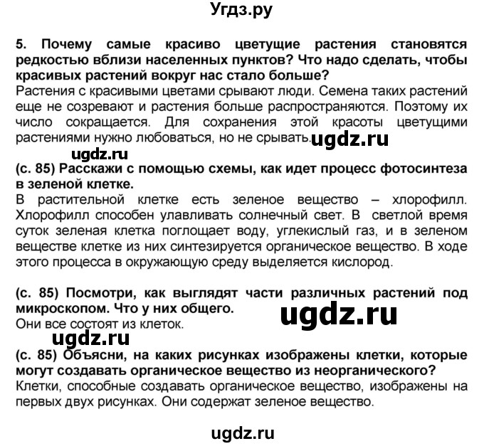 ГДЗ (Решебник) по окружающему миру 3 класс Вахрушев А.А. / часть 1. страница номер / § 19(продолжение 3)