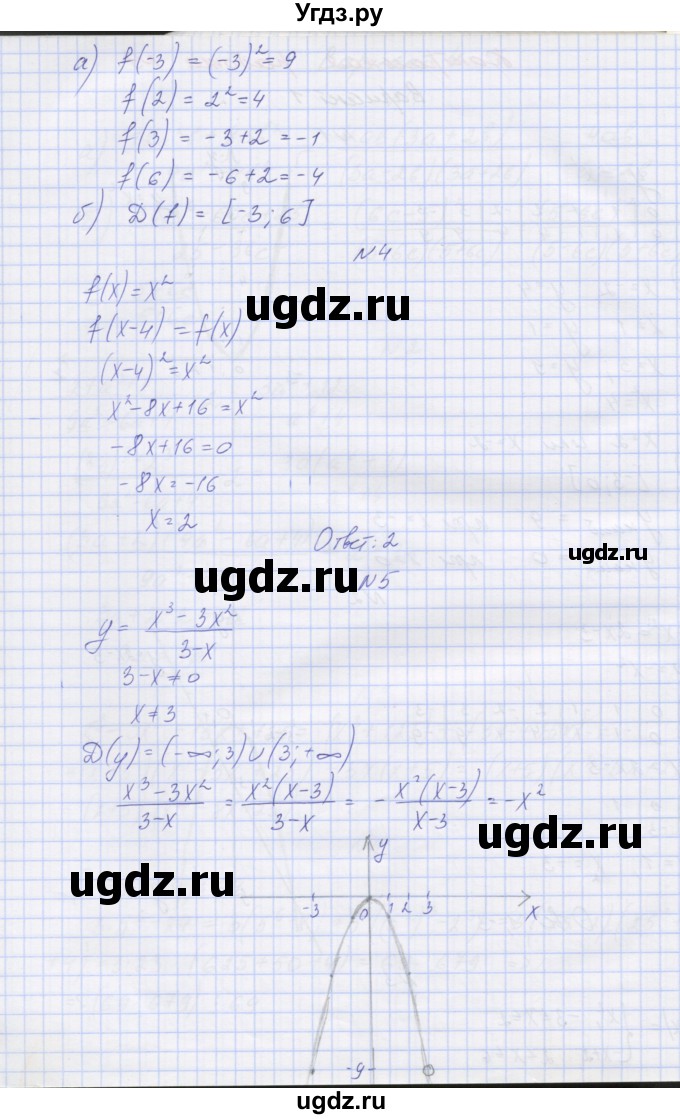 ГДЗ (Решебник) по алгебре 7 класс (контрольные работы) Мордкович А.Г. / 7 класс / КР-9. вариант№ / 1(продолжение 2)