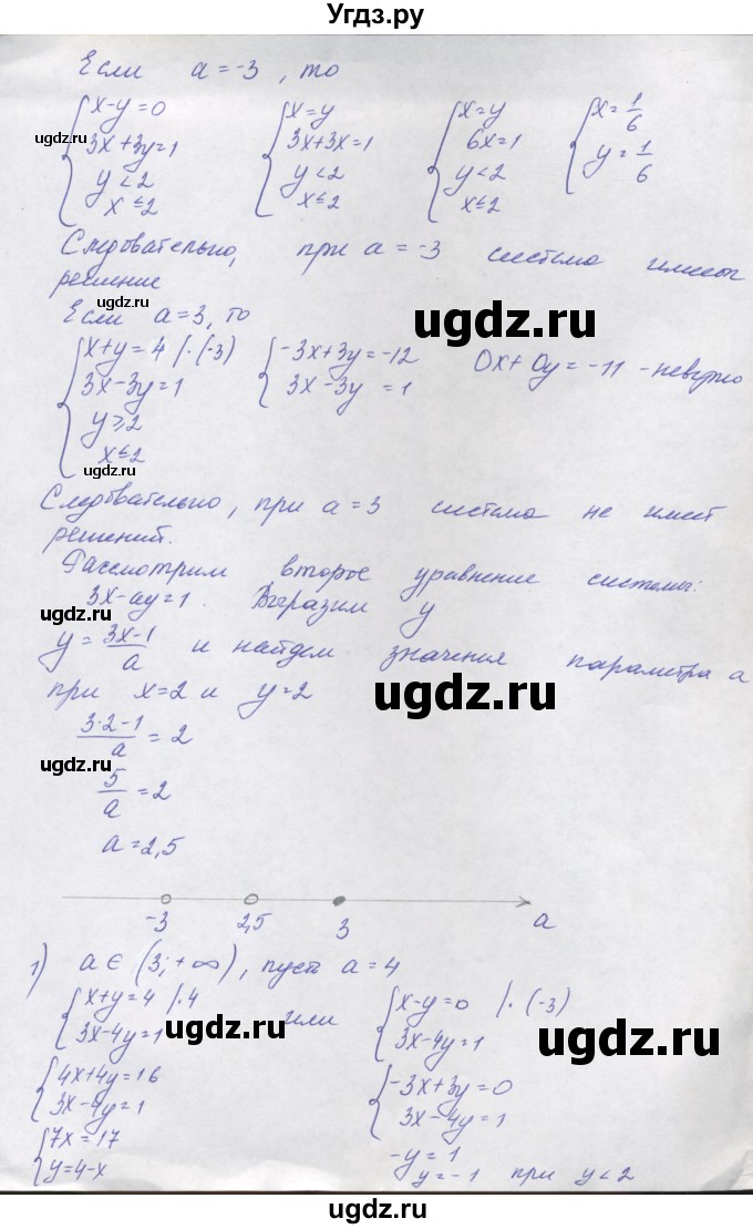 ГДЗ (Решебник) по алгебре 7 класс (контрольные работы) Мордкович А.Г. / 9 класс / КР-4. вариант№ / 2(продолжение 6)