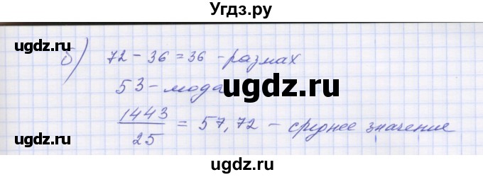 ГДЗ (Решебник) по алгебре 7 класс (контрольные работы) Мордкович А.Г. / 9 класс / КР-8. вариант№ / 4(продолжение 4)