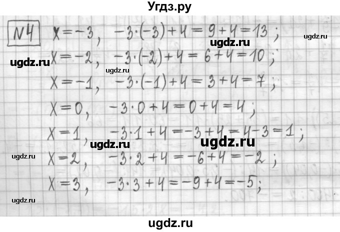 ГДЗ (Решебник) по алгебре 7 класс (дидактические материалы) Мерзляк А.Г. / упражнение / вариант 3. номер / 4