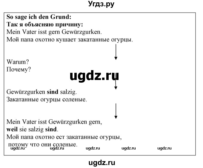 ГДЗ (Решебник) по немецкому языку 5 класс Салынская С.И. / часть 1. страница / 59(продолжение 3)