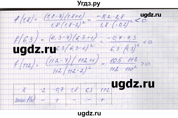 ГДЗ (Решебник ) по алгебре 9 класс (дидактические материалы) Звавич Л.И. / вариант 1 / С-1 / 9(продолжение 2)