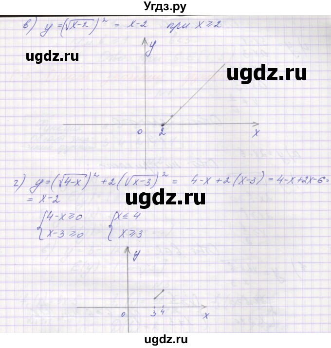 ГДЗ (Решебник ) по алгебре 9 класс (дидактические материалы) Звавич Л.И. / вариант 1 / С-2 / 7(продолжение 2)