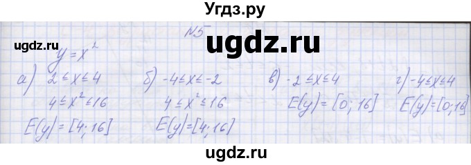 ГДЗ (Решебник ) по алгебре 9 класс (дидактические материалы) Звавич Л.И. / вариант 2 / С-3 / 5