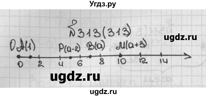 ГДЗ (Решебник) по математике 5 класс Виленкин Н.Я. / часть 1. упражнение / 313 (313)
