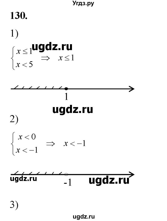 ГДЗ (Решебник №2) по алгебре 8 класс Колягин Ю.М. / упражнение номер / 130