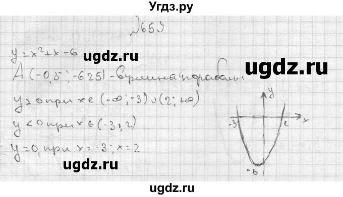 ГДЗ (Решебник №2) по алгебре 8 класс Колягин Ю.М. / упражнение номер / 659