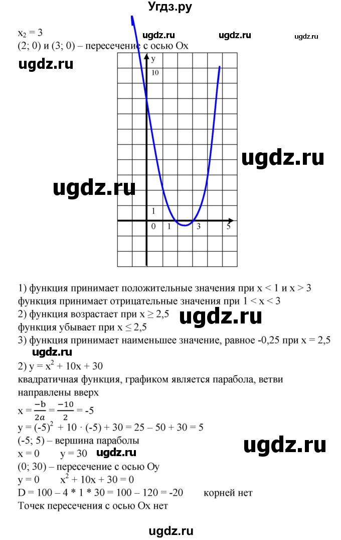 ГДЗ (Решебник №1) по алгебре 8 класс Колягин Ю.М. / упражнение номер / 639(продолжение 2)