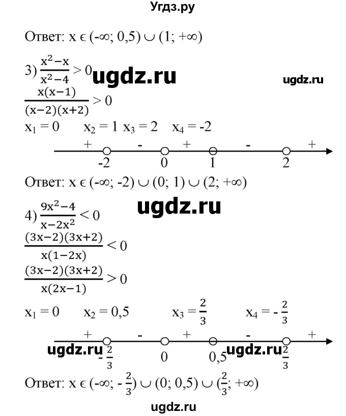ГДЗ (Решебник №1) по алгебре 8 класс Колягин Ю.М. / упражнение номер / 681(продолжение 2)