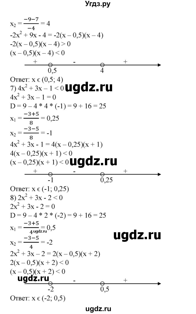 ГДЗ (Решебник №1) по алгебре 8 класс Колягин Ю.М. / упражнение номер / 688(продолжение 3)