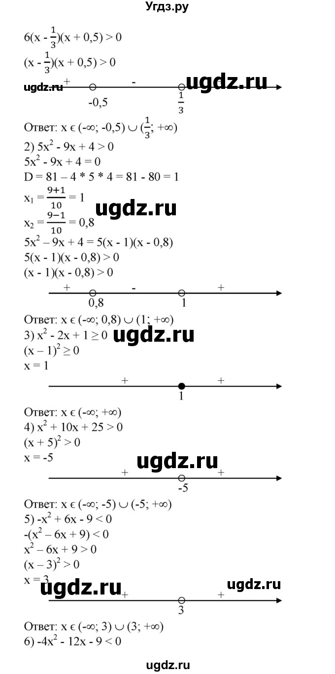 ГДЗ (Решебник №1) по алгебре 8 класс Колягин Ю.М. / упражнение номер / 689(продолжение 2)