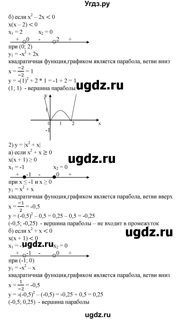 ГДЗ (Решебник №1) по алгебре 8 класс Колягин Ю.М. / упражнение номер / 913(продолжение 2)