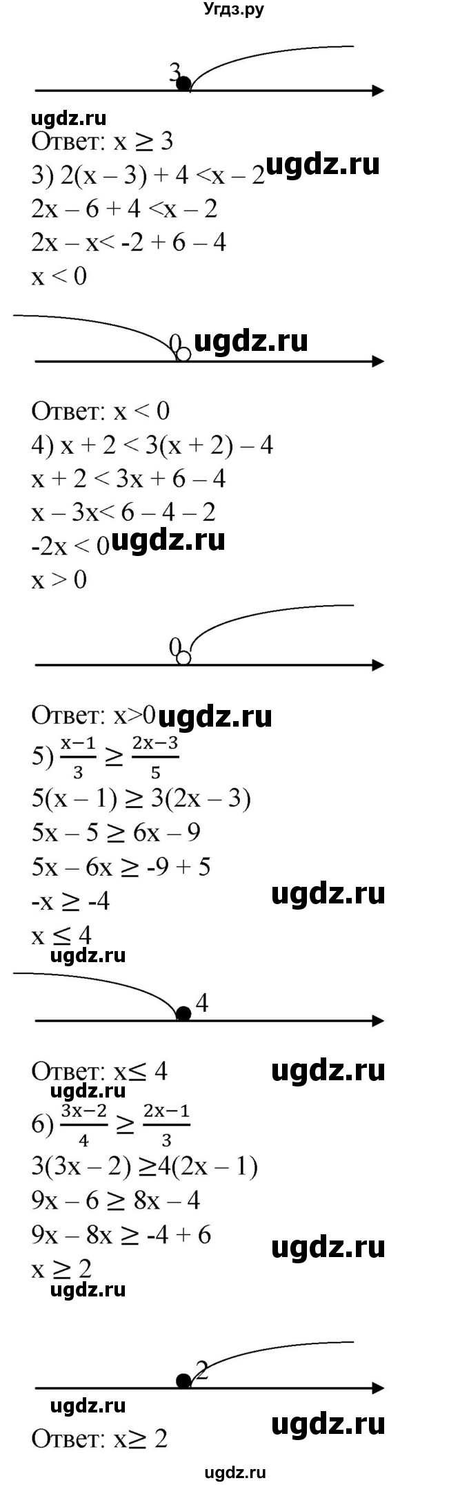 ГДЗ (Решебник №1) по алгебре 8 класс Колягин Ю.М. / упражнение номер / 93(продолжение 2)