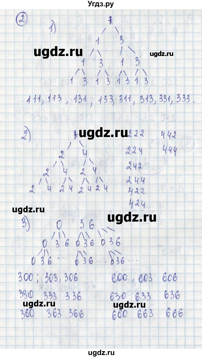 ГДЗ (Решебник) по алгебре 7 класс (дидактические материалы) Ткачева М.В. / § 40 № / 2