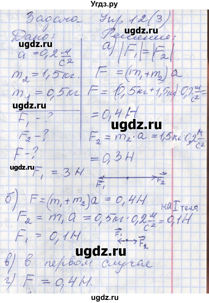 ГДЗ (Решебник) по физике 9 класс (рабочая тетрадь) Минькова Р.Д. / урок-№ / 13(продолжение 4)