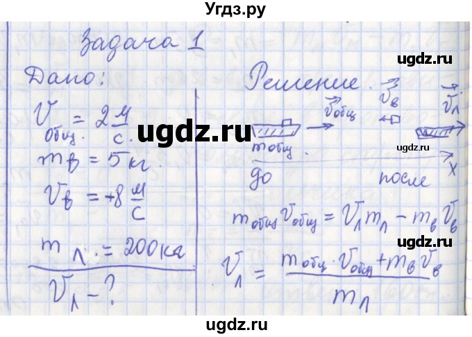 ГДЗ (Решебник) по физике 9 класс (рабочая тетрадь) Минькова Р.Д. / урок-№ / 22(продолжение 2)