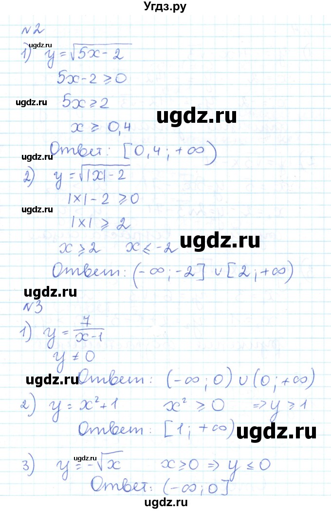 ГДЗ (Решебник) по алгебре 9 класс (контрольно-измерительные материалы) Мартышова Л.И. / контрольные работы / КР-1. вариант-№ / 1(продолжение 2)