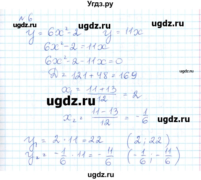 ГДЗ (Решебник) по алгебре 9 класс (контрольно-измерительные материалы) Мартышова Л.И. / контрольные работы / КР-2. вариант-№ / 1(продолжение 5)