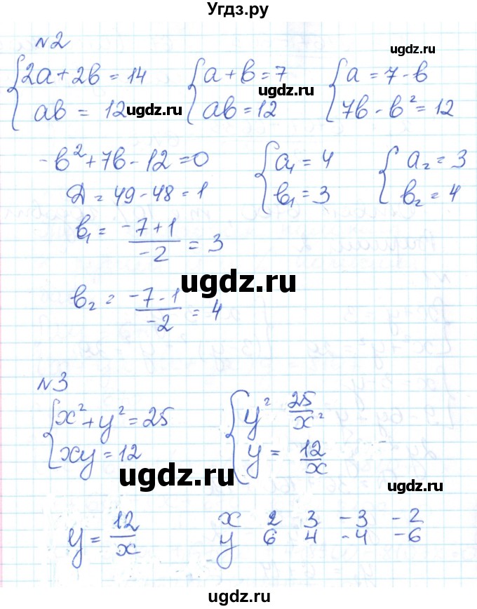 ГДЗ (Решебник) по алгебре 9 класс (контрольно-измерительные материалы) Мартышова Л.И. / контрольные работы / КР-5. вариант-№ / 2(продолжение 2)