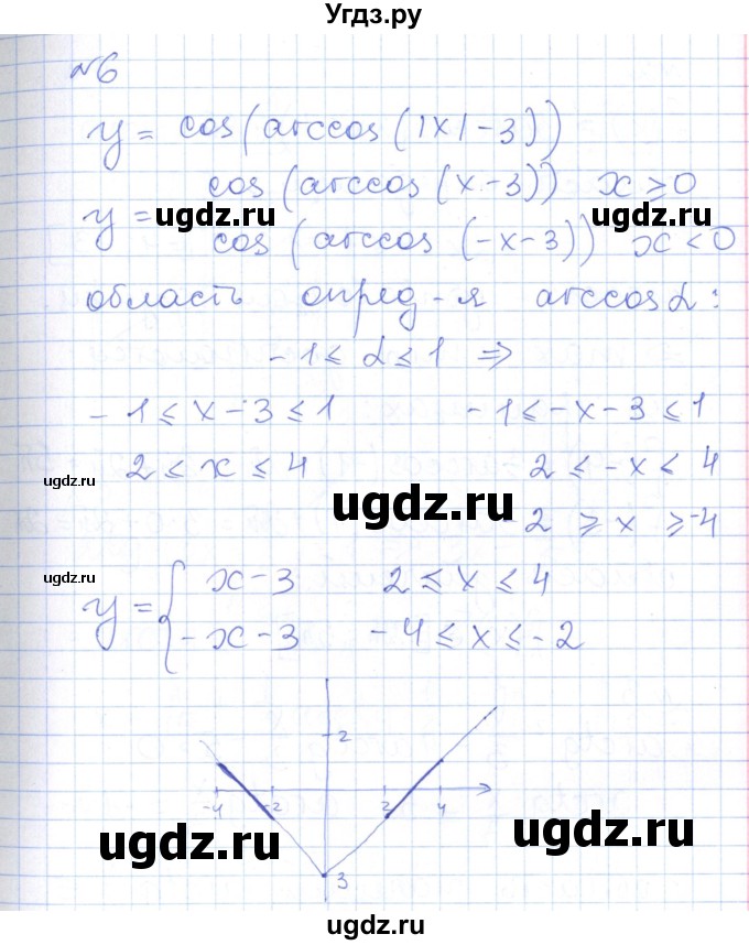 ГДЗ (Решебник) по алгебре 10 класс (контрольно-измерительные материалы) Рурукин А.Н. / контрольные работы / КР-3. вариант / 1(продолжение 3)