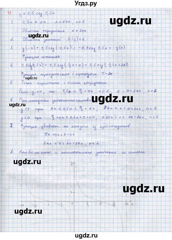 ГДЗ (Решебник) по алгебре 10 класс (самостоятельные и контрольные работы ) Ершова А.П. / самостоятельные работы / С-10. вариант номер / Уровень А(продолжение 4)