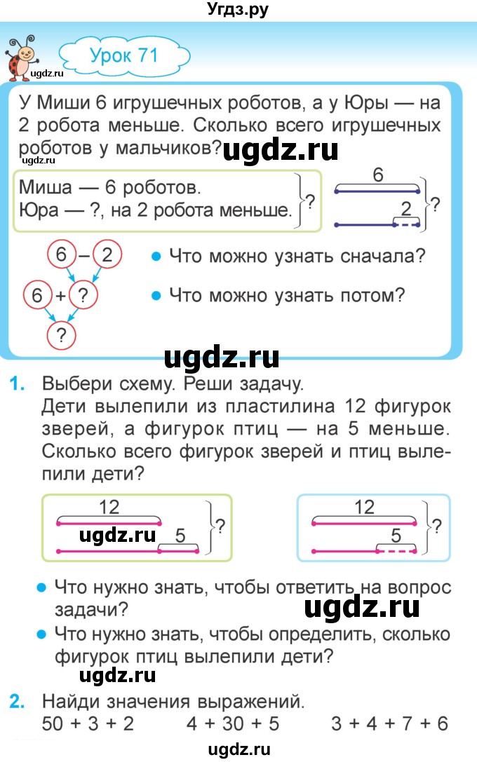 ГДЗ (Учебник) по математике 2 класс Муравьева Г.Л. / часть 2. страница / 14