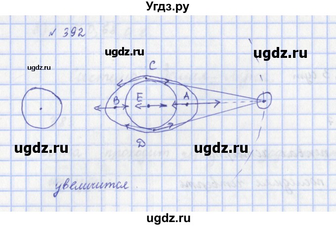 ГДЗ (Решебник) по физике 9 класс (рабочая тетрадь) Пурышева Н.С. / задание-№ / 392