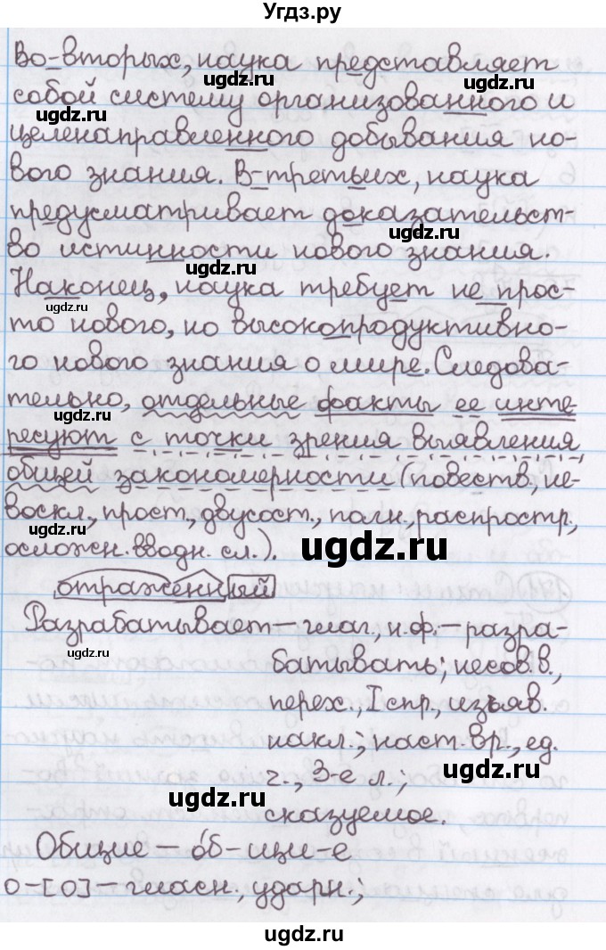 ГДЗ (Решебник №1) по русскому языку 11 класс Л.A. Мурина / упражнение номер / 171(продолжение 2)