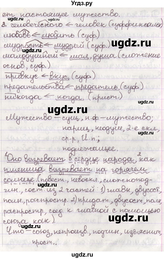 ГДЗ (Решебник №1) по русскому языку 11 класс Л.A. Мурина / упражнение номер / 8(продолжение 3)