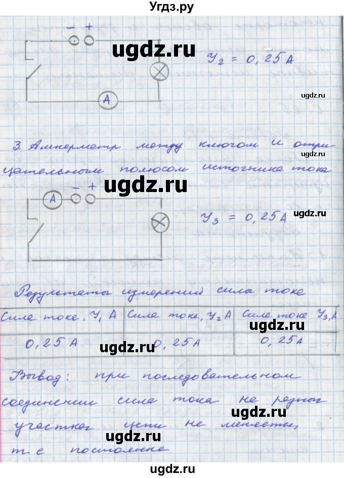 ГДЗ (Решебник) по физике 8 класс (тетрадь-практикум) Артеменков Д.А. / лабораторная работа номер / 13(продолжение 2)