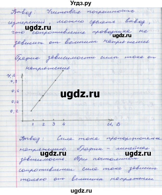 ГДЗ (Решебник) по физике 8 класс (тетрадь-практикум) Артеменков Д.А. / лабораторная работа номер / 17(продолжение 3)