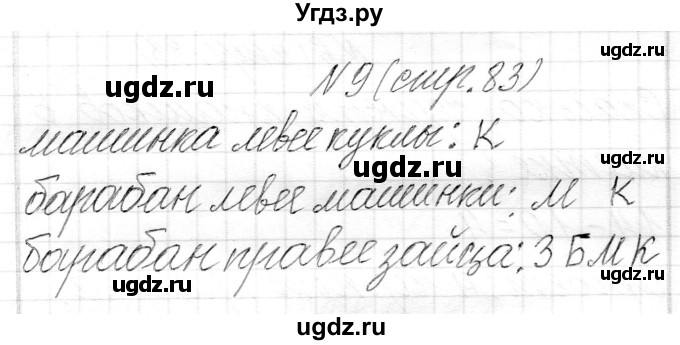 ГДЗ (Решебник) по математике 1 класс Муравьева Г.Л. / часть 2. страница номер / 83(продолжение 2)
