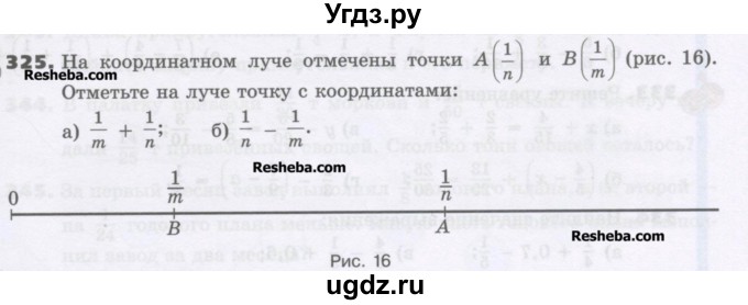 ГДЗ (Учебник) по математике 6 класс Виленкин Н.Я. / часть 1. упражнение / 325 (320)