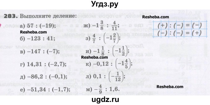 ГДЗ (Учебник) по математике 6 класс Виленкин Н.Я. / часть 2. упражнение / 283 (1172)