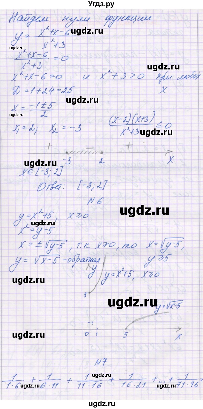ГДЗ (Решебник) по алгебре 10 класс (контрольные работы) Глизбург В.И. / КР-2. вариант-№ / 1(продолжение 3)