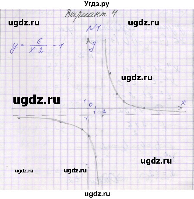 ГДЗ (Решебник) по алгебре 8 класс (самостоятельные работы ) Александрова Л.А. / С-48. вариант-№ / 4