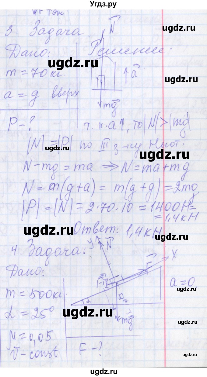 ГДЗ (Решебник) по физике 10 класс (рабочая тетрадь ) Касьянов В.А. / параграф номер / 21(продолжение 2)