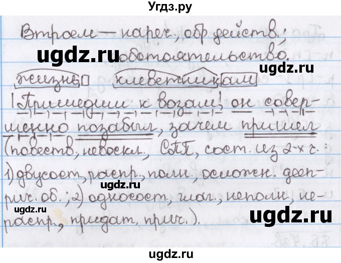 ГДЗ (Решебник) по русскому языку 10 класс Л. A. Мурина / упражнение номер / 373(продолжение 2)