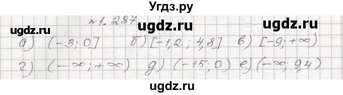 ГДЗ (Решебник №1) по алгебре 8 класс Арефьева И.Г. / глава 1 / упражнение / 1.287