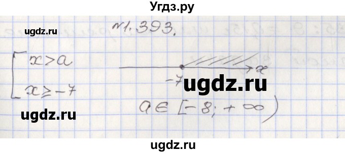 ГДЗ (Решебник №1) по алгебре 8 класс Арефьева И.Г. / глава 1 / упражнение / 1.393