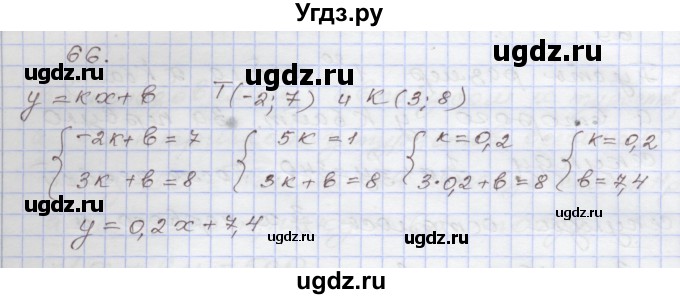 ГДЗ (Решебник №1) по алгебре 8 класс Арефьева И.Г. / повторение / 66